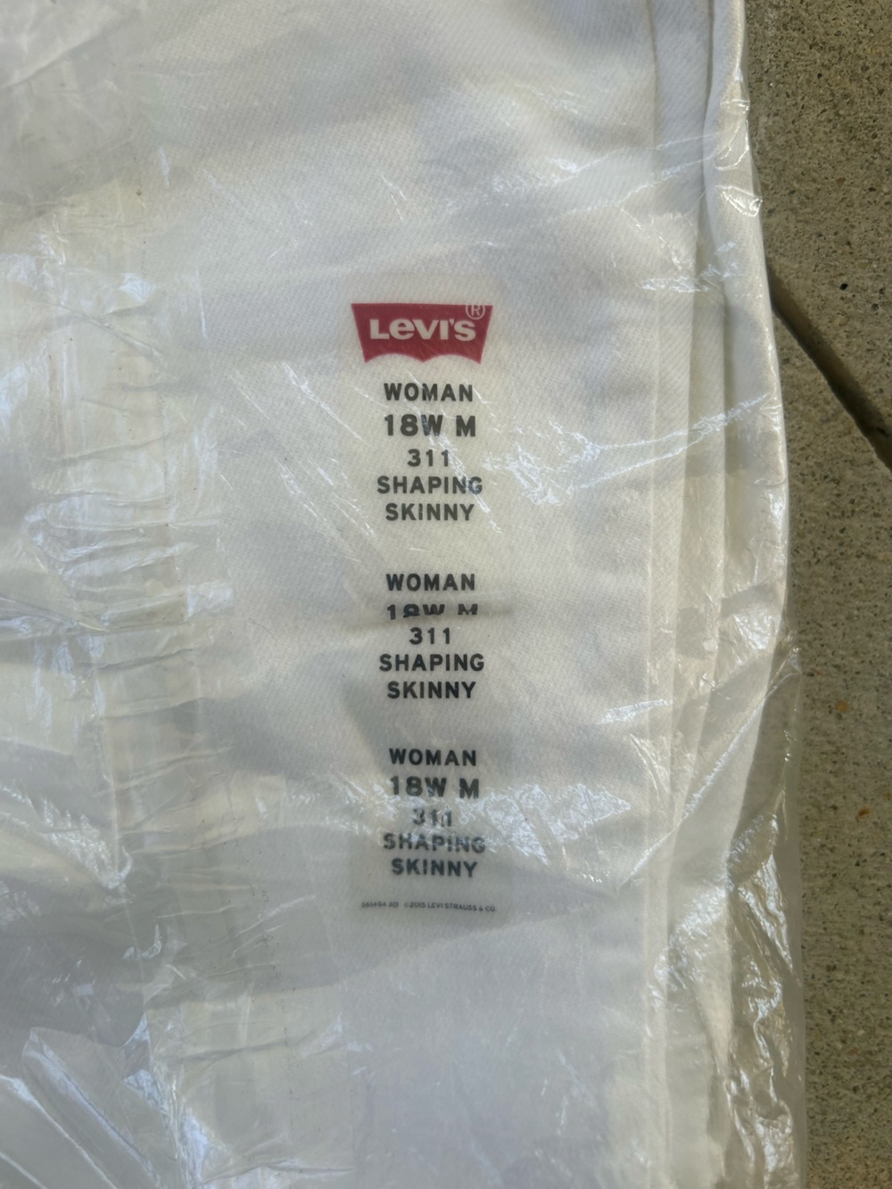 Levi's White Skinny Jeans - Women's